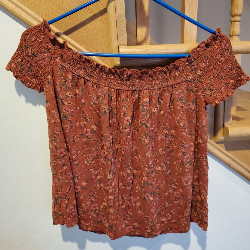 AE Floral crop top